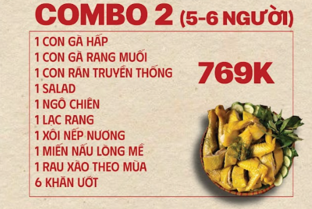 Combo gà 2