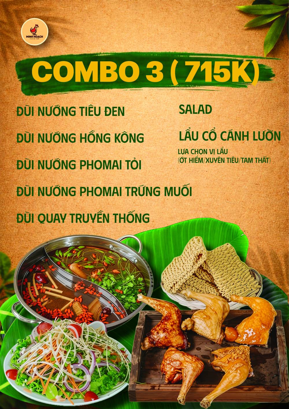 combo3 5 người , lẩu ớt hiểm , xuyên tiêu , tam thất