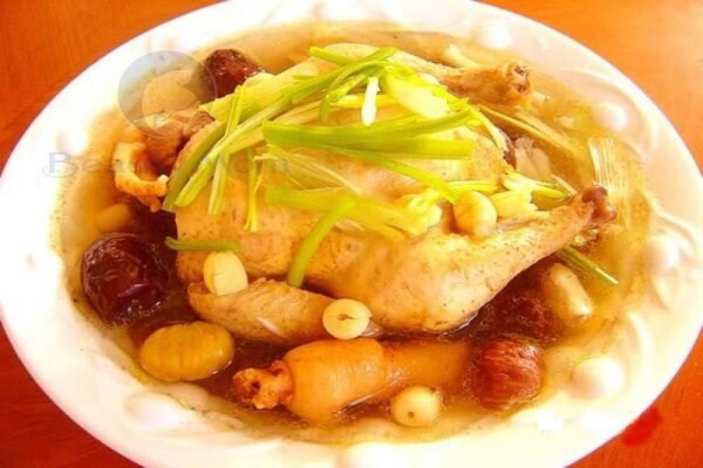 Gà canh gừng