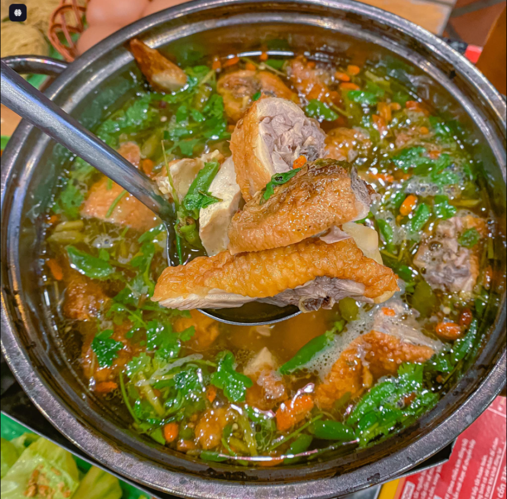 Lẩu gà -  Xuyên Tiêu   ( Cực Ngon )